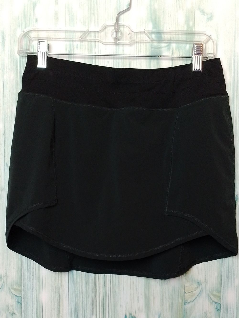 oiselle Running Skort with Zip Pocket                   Black Size 4